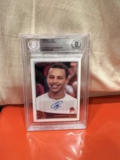 2009-10 STEPHEN CURRY TOPPS ROOKIE AUTO #321 CARD RC AUTOGRAPH BGS STEPH REPRINT. rookie card picture
