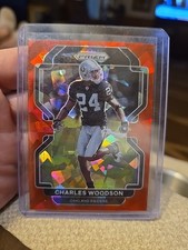 2021 Panini Prizm - Charles Woodson #186 Red Ice Prizm
