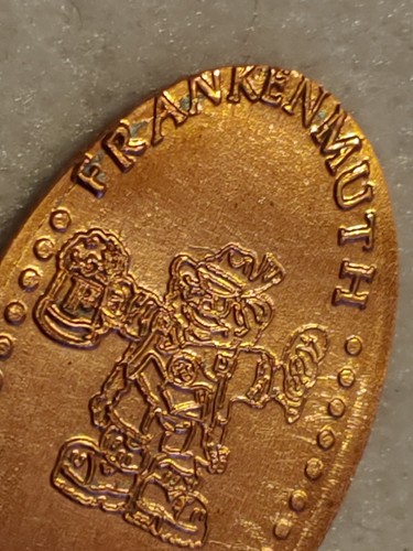 Vintage Adv. Souvenir- Frankenmuth Mich.- Flattened Penny - Picture 2 of 4