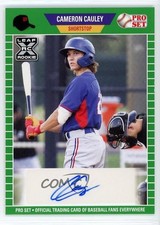 2021 Leaf Pro Set Baseball Blaster Auto Green Cameron Cauley #PS-CC2 Auto im4