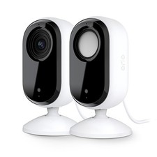 Arlo Essential Security Camera 2K  Indoor Only 2nd Gen  Baby Monitor  Pet