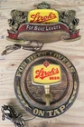 2 VINTAGE STROH'S BEER BARREL & FOR BEER LOVERS LIGHTED SIGNS.