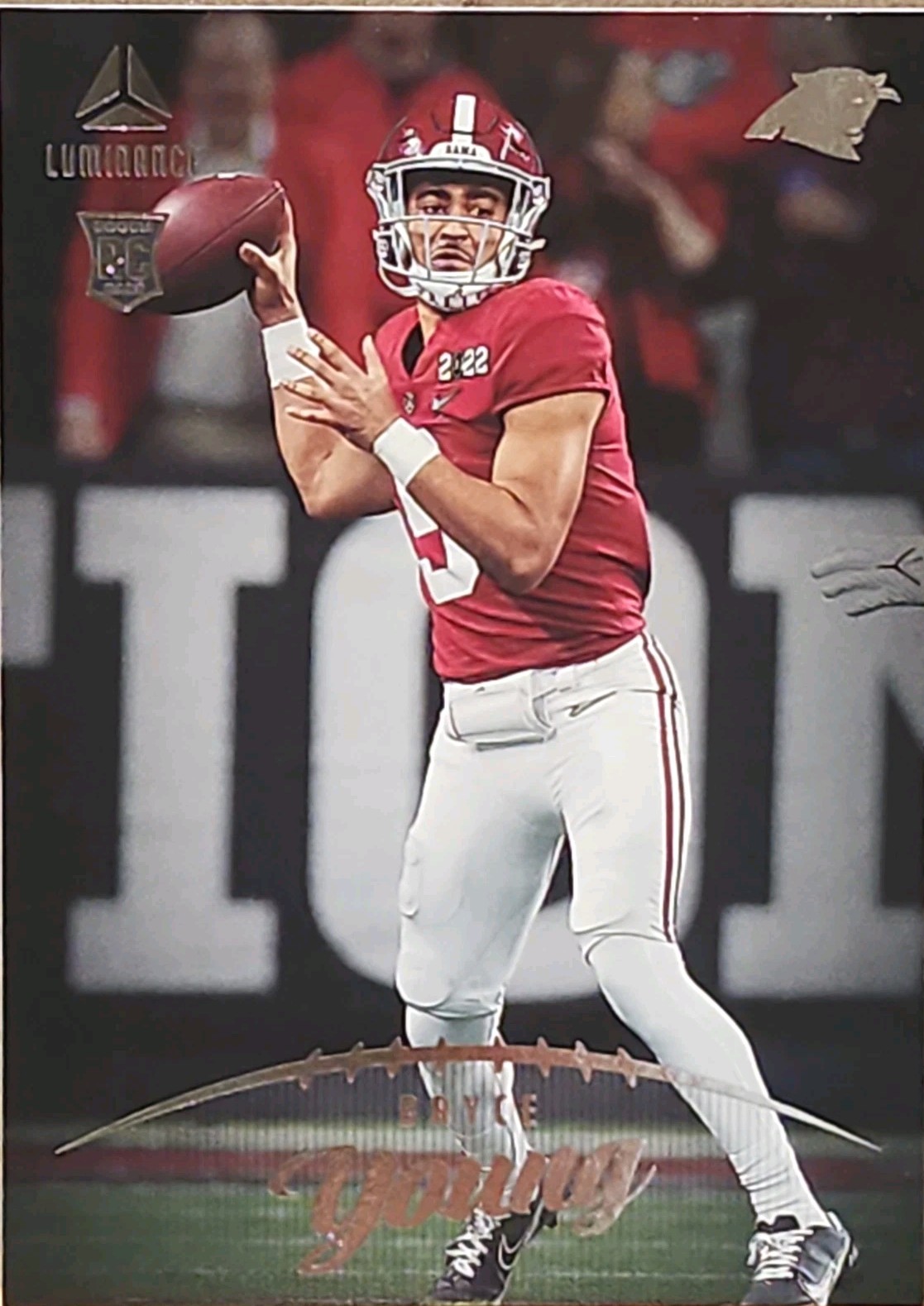 2023 Panini Luminance RC #175 - Bryce Young - Carolina Panthers QB