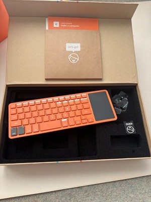Kano Computer Kit Boxed Orange Tastatur Handbücher Aufkleber unvollständig kein Pi
