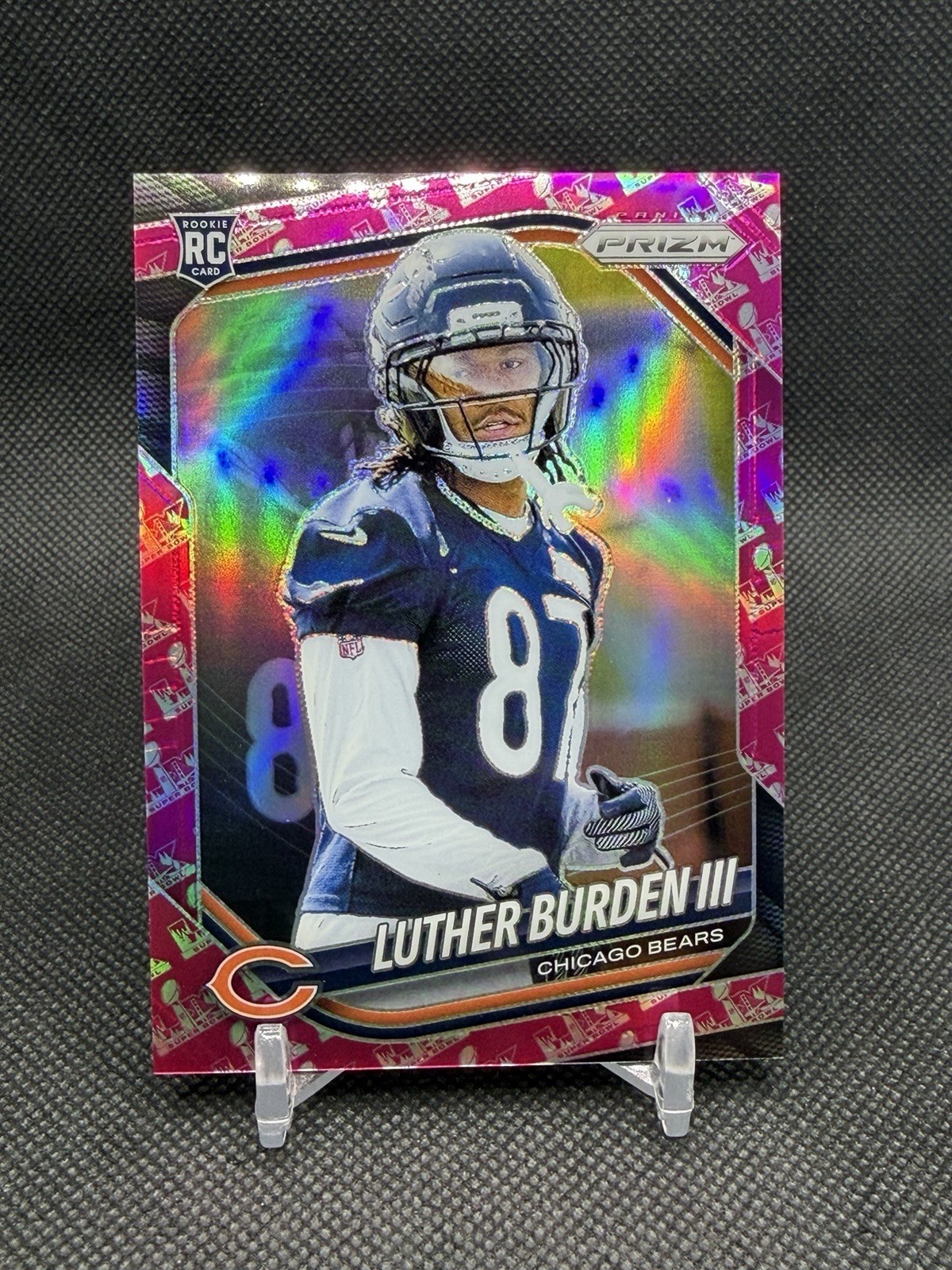 2025 Panini Prizm Luther Burden III #331 Rookie Super Bowl /60 Chicago Bears