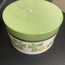 Vintage JOVAN Modern Flowers PERFUMED DUSTING POWDER - Never Used and unopened