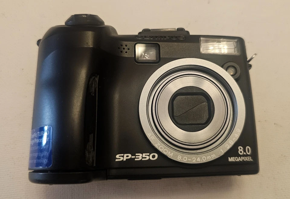 Olympus Digital Point Shoot Camera SP-350  W/CASE/Software/ 512 Mb Card- Tested - Image 2 of 4