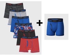 Boys' Hanes Premium 7pk Xtemp Boxer Briefs - M 10/12 - Prints  Solids