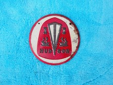 Ancien insigne voiture Hudson Wheaties céréales années 50 emblème rond étain prix premium