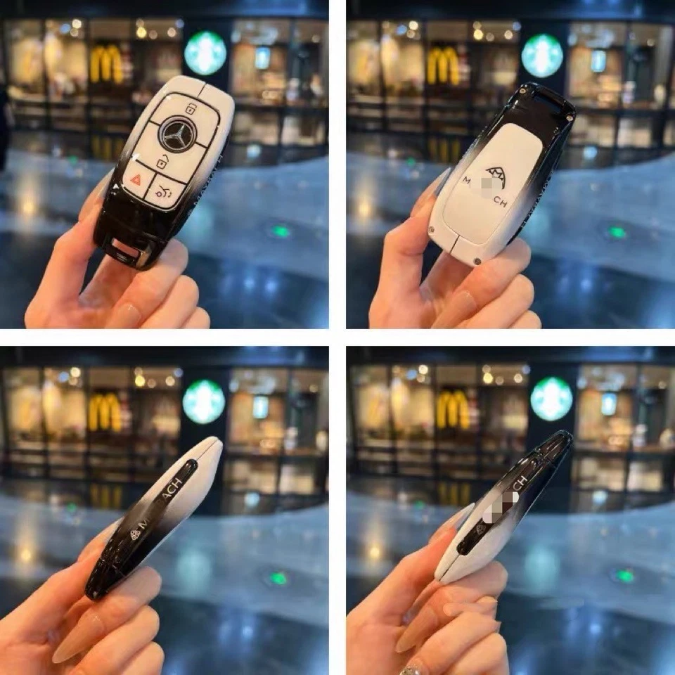 Protective Shell Key Fob Cover Case for Mercedes-Benz Maybach S580 4 Button - Image 3 of 3