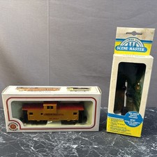 vintage model train accessory And Caboose