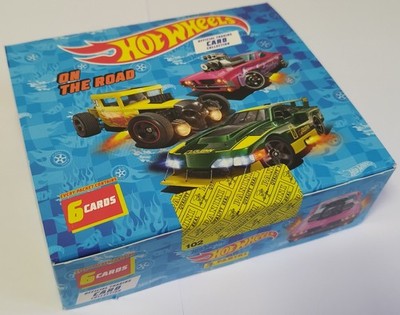 Hot Wheels On The Road Box 24 Bustine Trading Cards Panini