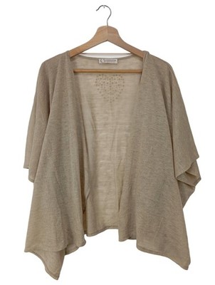 COMMA Cardigan Damen Jacke wollweiß Casual-Look