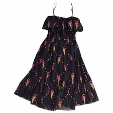 Gucci Dress Sleeveless 730392 Total Pattern Cotton Top Women's 38 Used MOLO-0