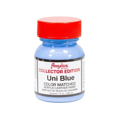 Angelus Collector Edition Uni Blue Leather Paint For Sneakers 1 Oz