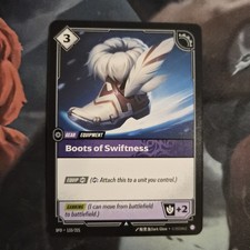 Boots of Swiftness 133/221 Uncommon Riftbound Spiritforged
