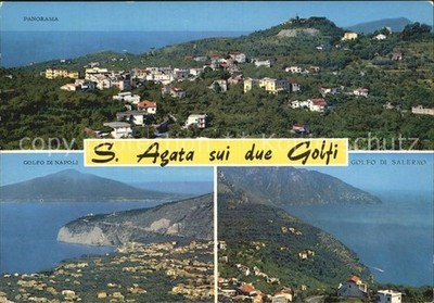 Sant Agata sui due Golfi Panorama Golfo di Napoli Golfo di Salerno