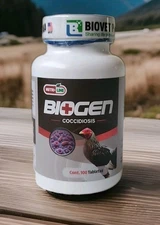 Biogen Solution treats 100 Tablets -  Poultry, Roosters Chicken Nutri-line 