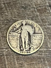 1927 Standing Liberty Quarter Dollar 25C 90% Silver US Coin Eagle Circulated USA