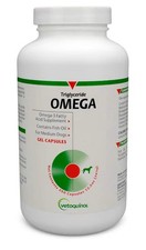 Vetoquinol Triglyceride Omega Dog Supplement 250 Capsules Medium Breed 30-60 lbs