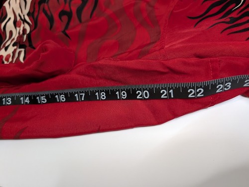 Chemise homme Y2K City Impact L streetwear flammes crânes imprimé intégral os croisé - Photo 8/9