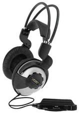 Audio2000'S AHP506 Bass Vibration Stereo Headphones w/ 1/8" Adapter -New