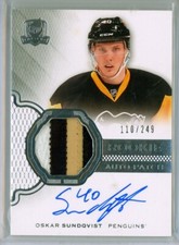 2016-17 The Cup #169 Oskar Sundqvist RC PATCH AUTO 110/249 - Detroit Red Wings