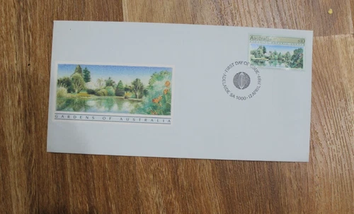 1989 GARDENS OF AUSTRALIA $10 FDC COVER - PMK ADELAIDE