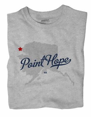 Point Hope Alaska AK T-Shirt MAP
