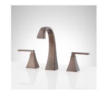 Signature Hardware Vilamonte 2Handle Widespread Bathroom Faucet, Oil Rubbed Bron