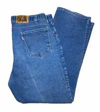 Levi Action Jeans Mens 40x29 Orange Tab Vintage 1980s/90 Made in USA MediumWash