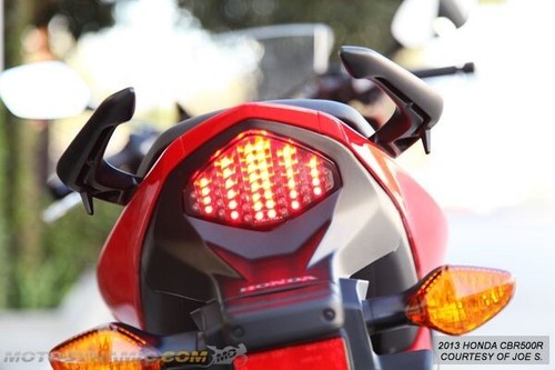 Honda CBR500R CB500X CB500F 2013 - 2015 Integrated Sequential Taillight SMOKE - Picture 4 of 8
