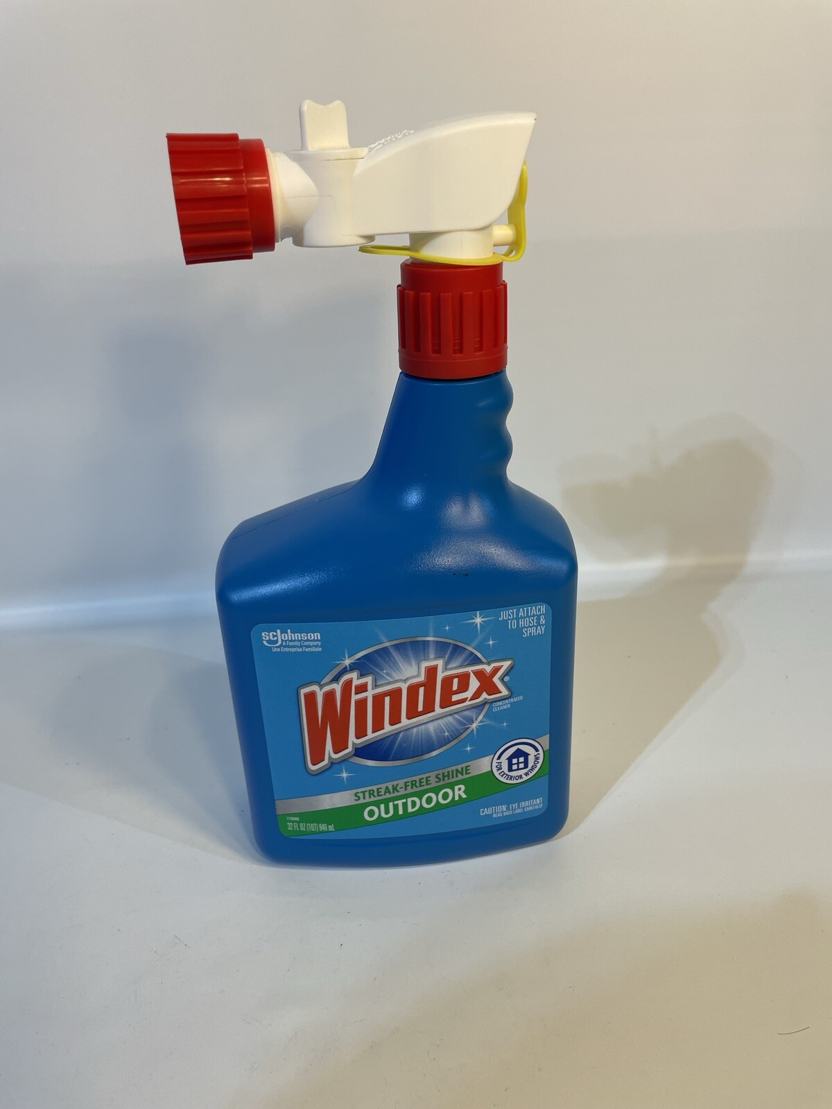 Windex Outdoor Glass and Patio Cleaner Spray Streak Free Attach To Hose