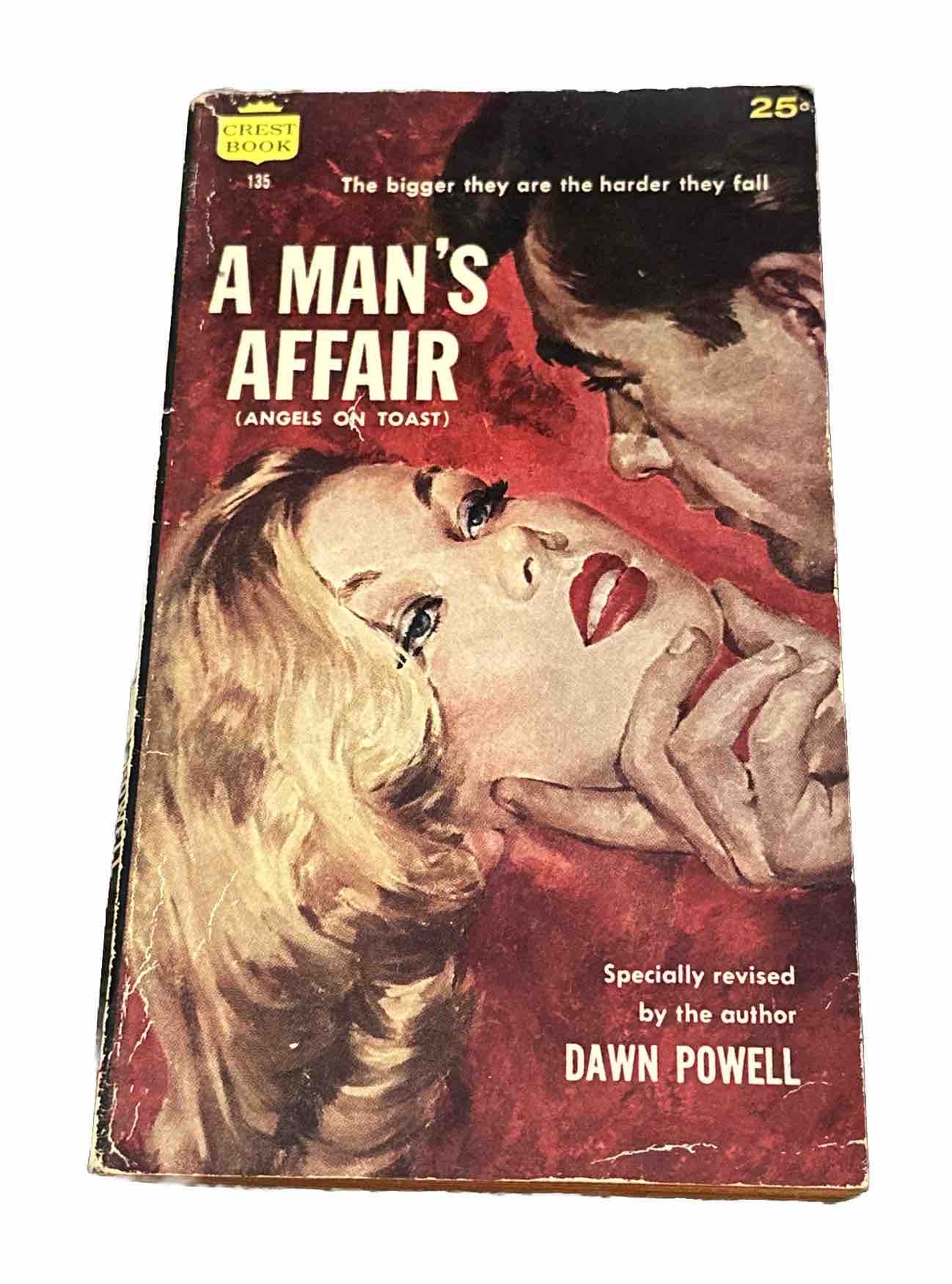 Dawn POWELL / A Man's Affair Angels on Toast 1st Edition 1958