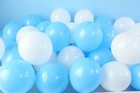 20-Pack Plain Latex Balloons For Helium - Assorted Colors For Parties & Weddings