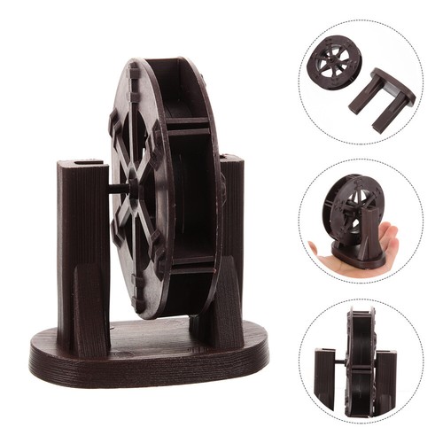 Waterwheel Ornaments Toy Fountain Part Indoor Features Aquatic Decoration