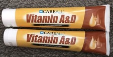 CareALL Vitamin A D Skin Protectant Ointment - 2ea 4oz -New