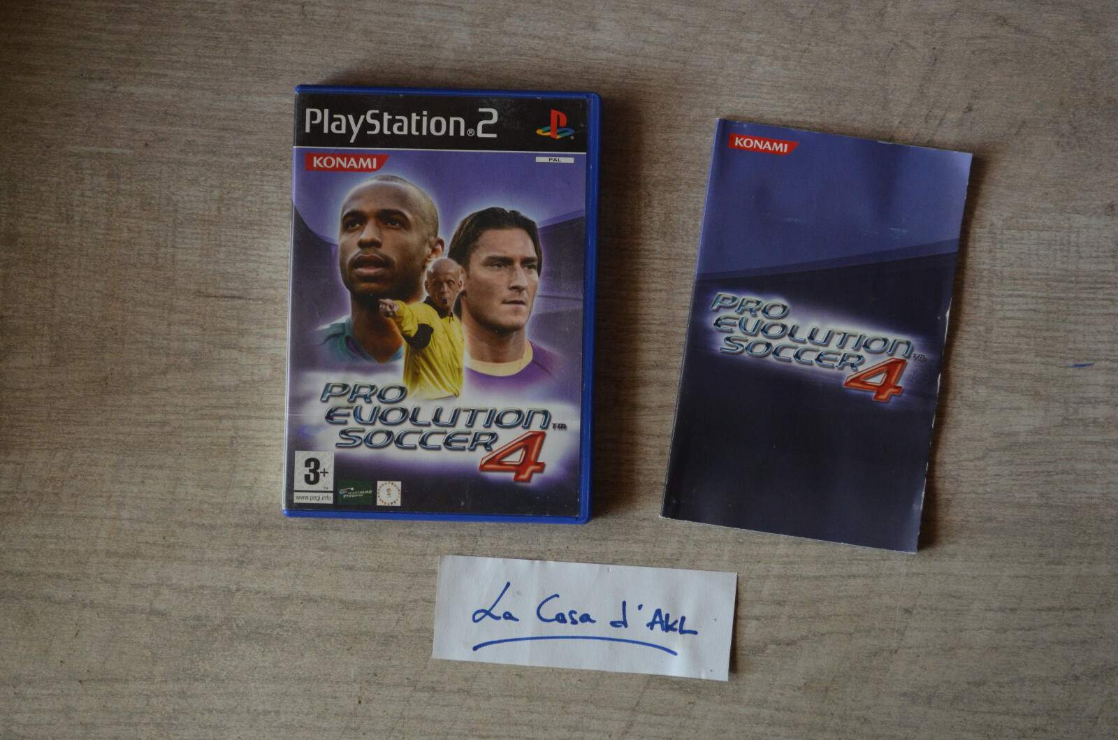 PES Pro Evolution Soccer 4 complet sur Playstation 2 - PS2 FR