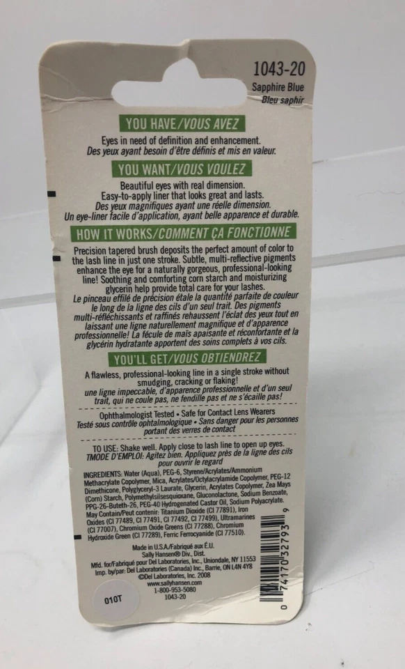 Sally Hansen Natural Beauty Forever Stay Liquid Eyeliner Blue Indigo 1044-20 - Image 3 of 3