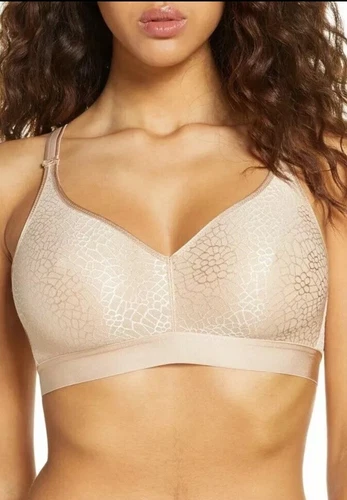 Chantelle C18920 Seamless Wireless Minimizer Bra Beige New Size 36C