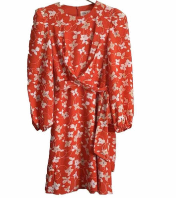 Eliza J Long Sleeve Fit & Flare Dress Size: 0