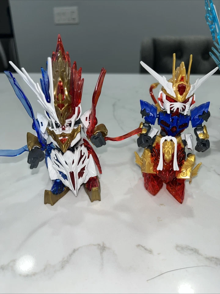 Lot Of (10) Bandai Gundam SDW HEROES Plus Parts - Image 2 of 4
