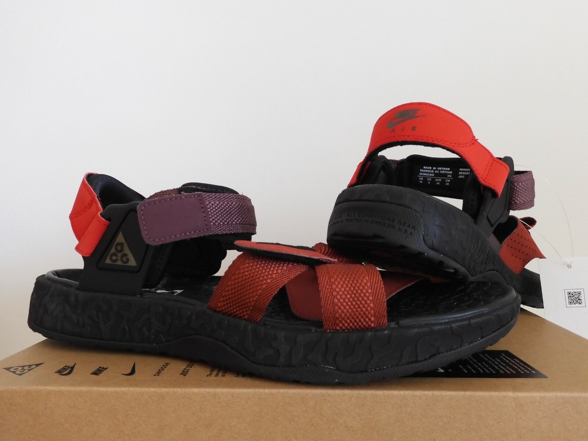 NIKE ACG AIR DESCHUTZ + REDSTONE RED-BLACK SZ 12 [DC9092-600] | eBay
