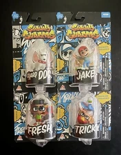 Lot of 4 Sybo Games Jake Fresh Tricky Guard Dog Subway Surfers Shorties Figures