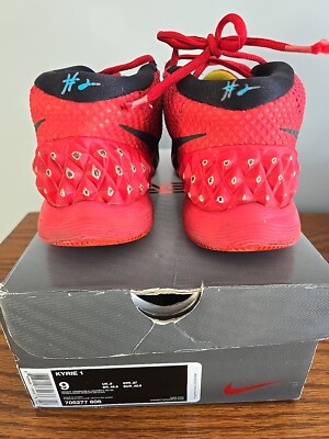 Size 9 - Nike Kyrie 1 Deceptive Red Crimson/Black-University