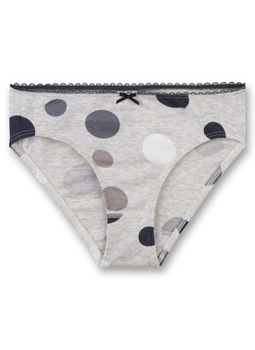 Girls Underwear + Bustier, Grey Polka Dotted V.Sanetta Size - Picture 3 of 4