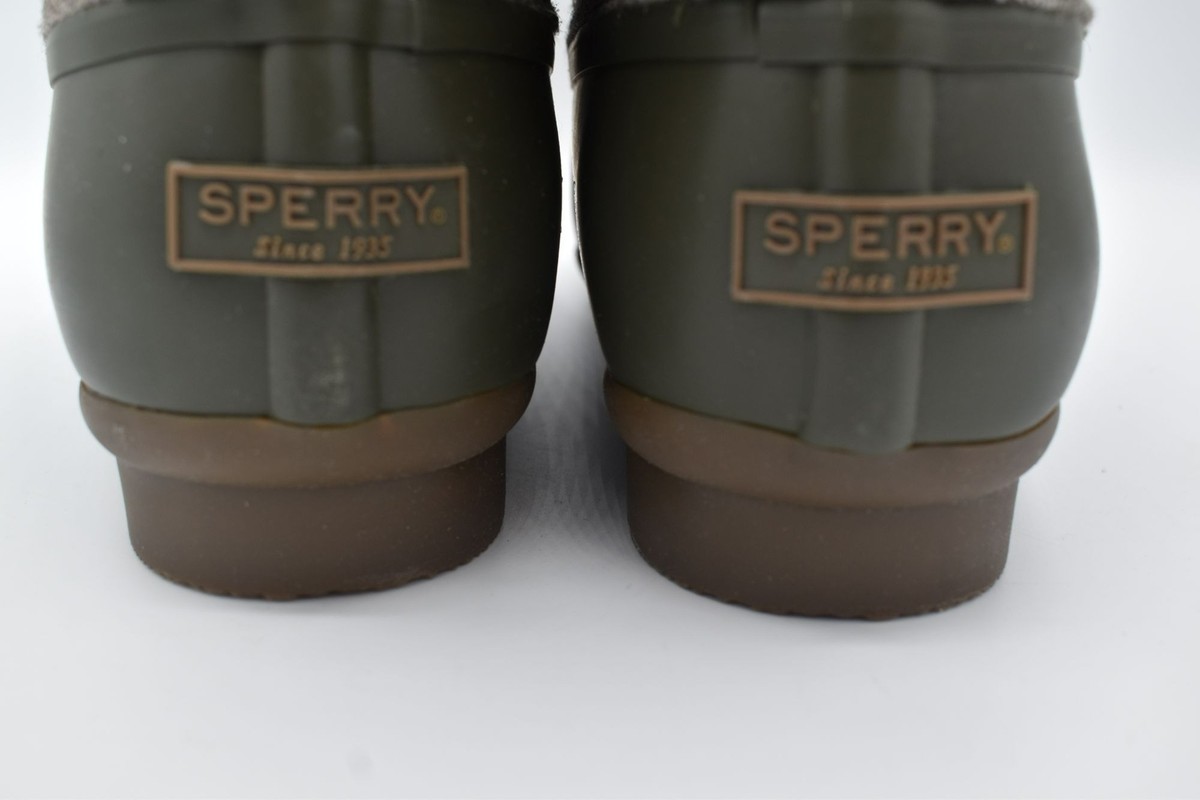 Sperry Mens Size 11.5 Water Resistant Saltwater Camo Duck Boots NO‎ ORIG BOX Saltwater™ Duck Lug Boot Dark brown | Sperry main image 4