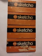 Prang Sketcho Oil Crayons Sketching Painting 1960s MCM USA Lot of 48