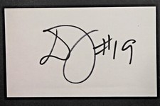 Damon Jones Houston Cavs Celtics Autographed Signed 3x5 Basketball Index Card
