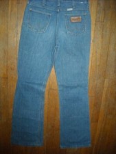 VTG 70S 27 X 31 MENS BOOT CUT FLARE DENIM 11MWZ WRANGLER JEANS PANTS 29 X 32